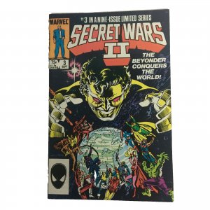 Secret Wars II #3 1st Beyonder Cover & Physical Appearance Key Issue