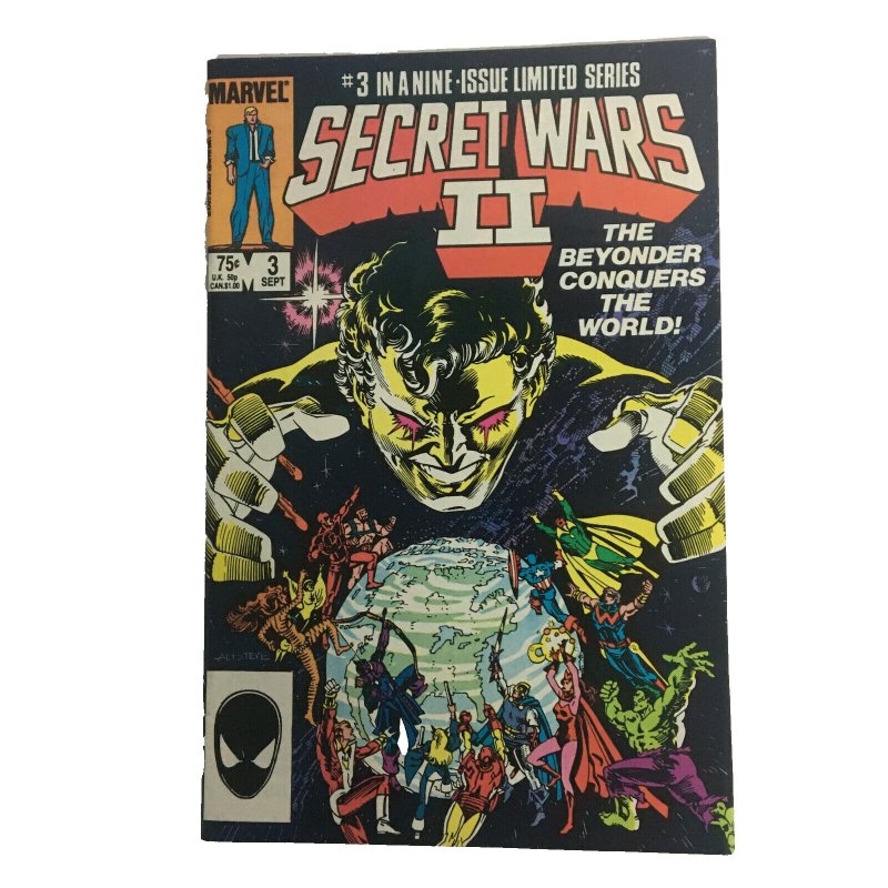 Secret Wars II #3 1st Beyonder Cover & Physical Appearance Key Issue