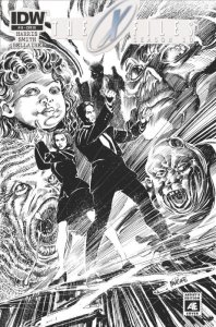 X-Files, The: Season 10 #18B VF/NM ; IDW | RI Variant B&W Artist's Edition