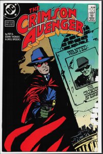 Crimson Avenger #1 (1988) The Crimson Avenger