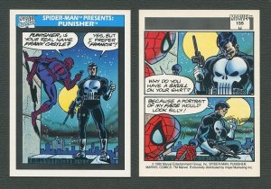 1990 Marvel Comics Card  #155 (Spiderman Presents: Punisher) / MINT