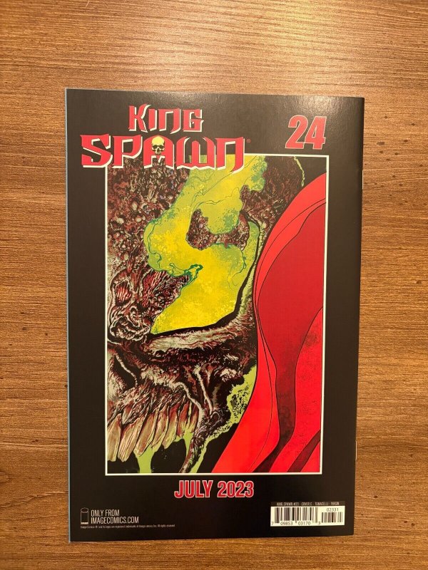 King Spawn # 23 NM 1st Print Variant Cover Image Comic Book McFarlane 7 J280