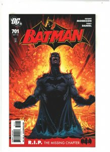 Batman #701 NM- 9.2 DC Comics 2010 R.I.P. Missing Chapter, Grant Morrison