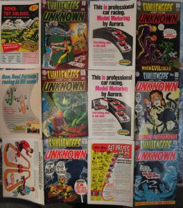 CHALLENGERS OF THE UNKNOWN covers only #66, 68-69, 71-73 (1969-1970) DC Comics