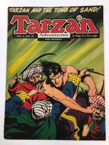 TARZAN ADVENTURES V 6#35 (1956)black & white daily strip reprints VG+