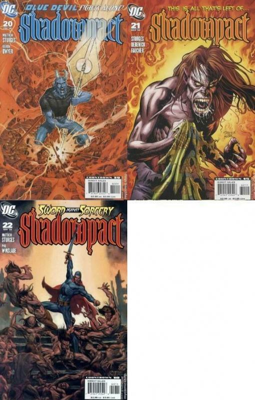 SHADOWPACT 20-22  Black & White 3-part story