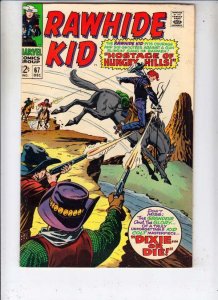 Rawhide Kid #67 strict VF 1968 High-Grade Wythville Cerfiticate 30pct BV$33.00