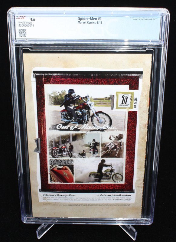 Spider-Men #1 (CGC 9.6) Bendis & Pichelli Story - Jim Cheung Cover - 2012