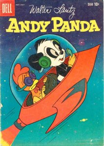Andy Panda (Walter Lantz ) #50 VG ; Dell | low grade comic May 1960 space ship