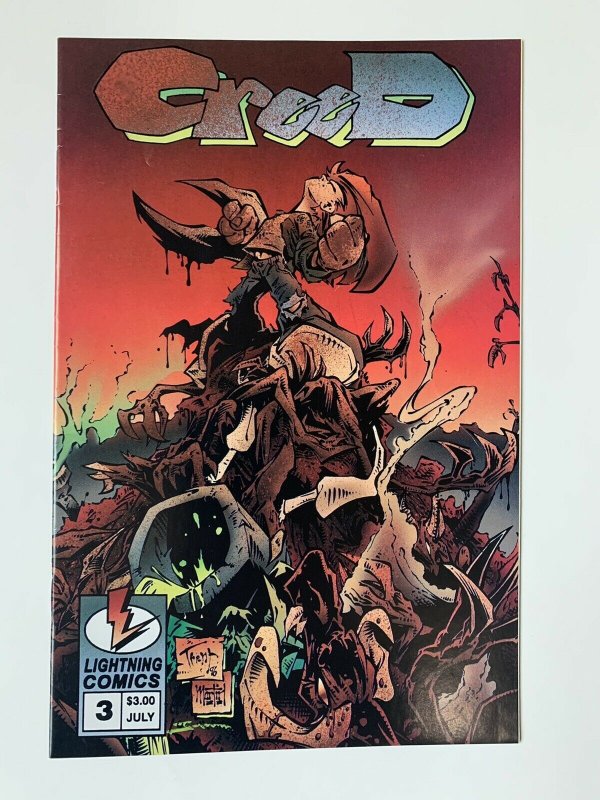 CREED #3~1st PRINT WITH CARD~TRENT KANIUGA ART~LIGHTNING COMICS~JULY 1996