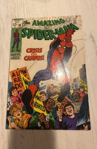 The Amazing Spider-Man #68 (1969)crisis on campus