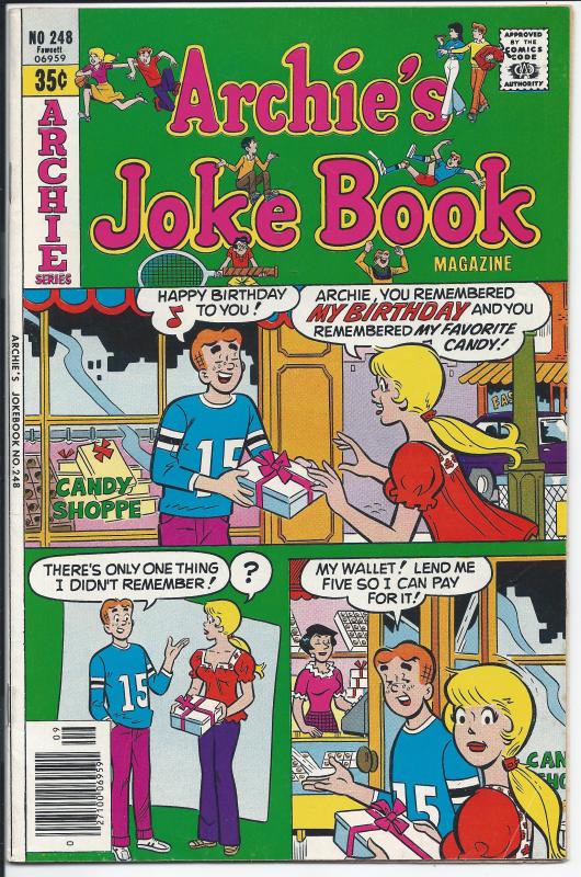 Archie's Joke Book 248 Bronze Age Sept., 1978 (VF+) Comic Books