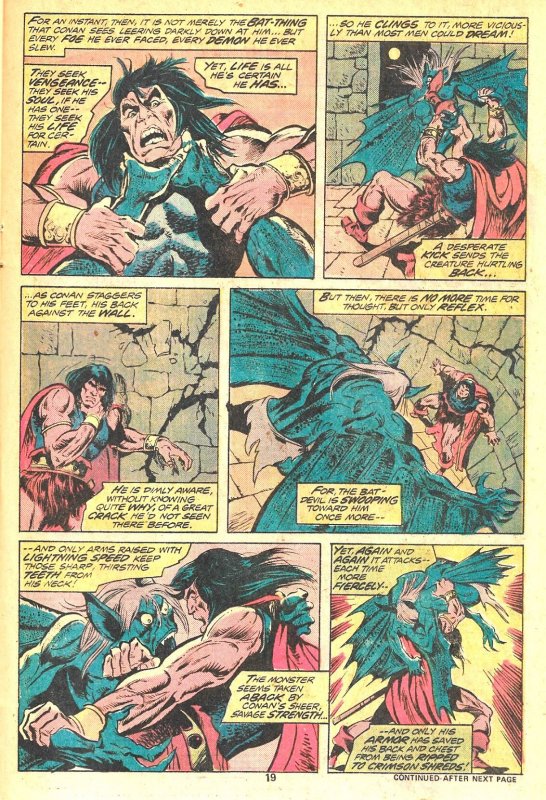 CONAN the BARBARIAN #56 (Nov 1975) 8.0 VF Roy Thomas!  John Buscema!  Sorcery!