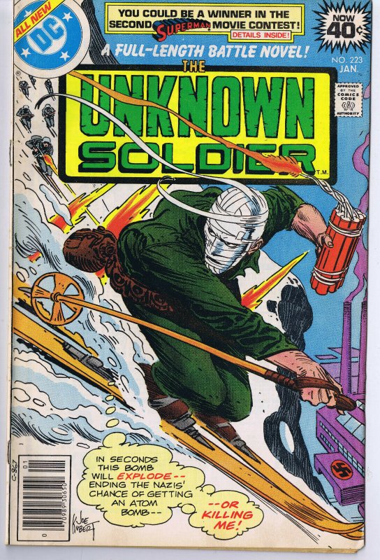 Unknown Soldier #223 ORIGINAL Vintage 1979 DC Comics