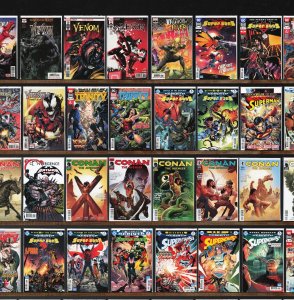 Huge Lot 150+ Comics with Super Sons, Conan The Avenger, Superwoman & More!