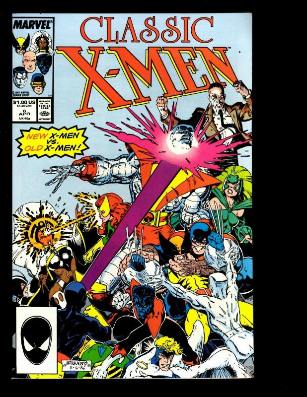 Lot of 14 Classic X-Men Comic Books #1 2 3 4 5 6 7 8 9 10 11 12 13 14 JF4