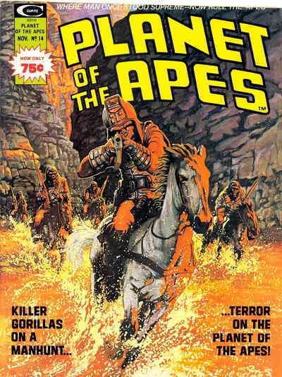 Planet of the Apes (1st series) #14 VG ; Marvel | low grade comic Magazine Terro