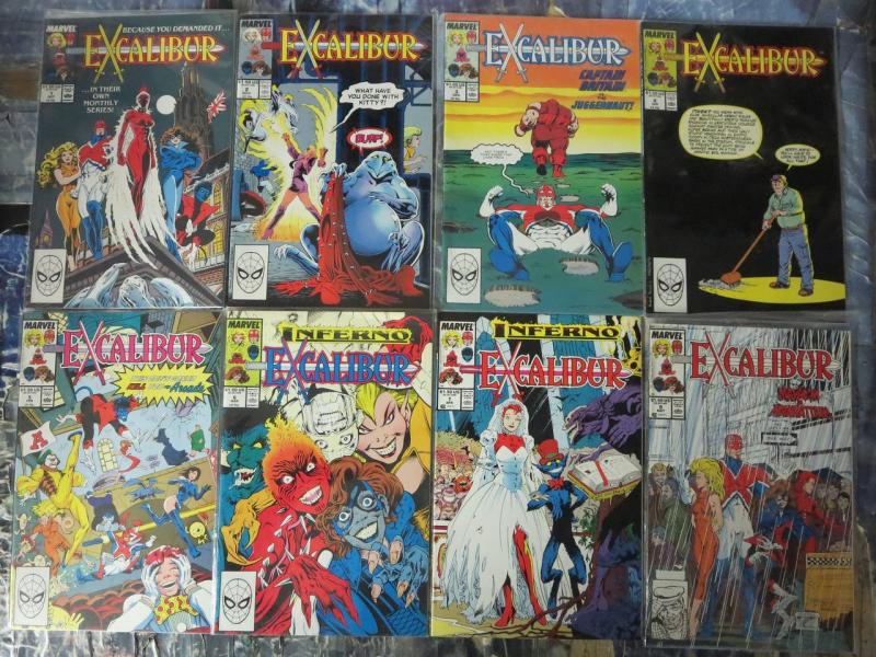 Excalibur (1988) #1-20 Marvel UK X-Men Truth Justice & Stiff Upper Lips!