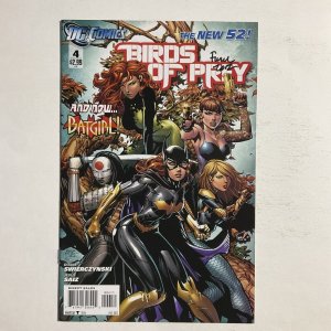 Birds Of Prey 4 2012 New 52 Signed by David Finch DC Comics NM near mint