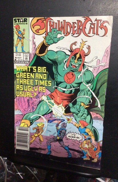 Thundercats #6 (1986) 1st Mumm-Ra! Great battle cover! High-Grade Key! FN/VF wow