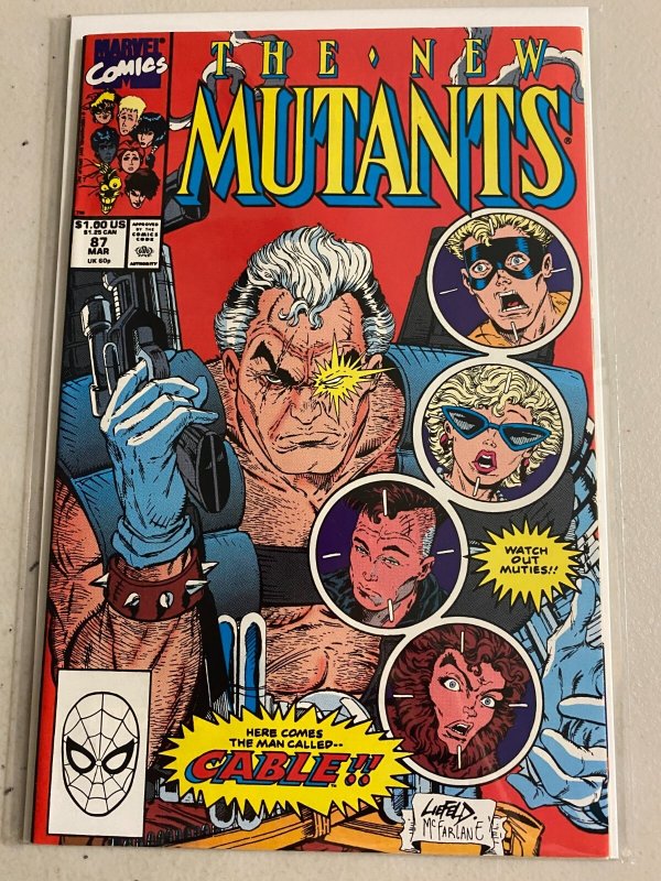 New Mutants #87 direct 1st full appearance Cable 6.0 (1990)
