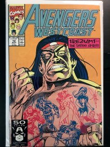 Avengers West Coast #72 Direct Edition (1991)