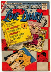 Love Diary #5 1959- Vince Colleta- Charlton Romance Comic- G