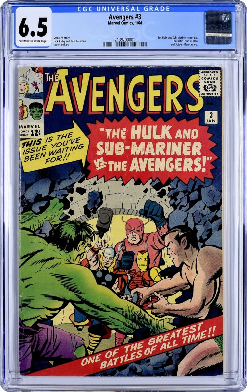 Avengers Graded CGC Set 1 thru 4. All 4 Books