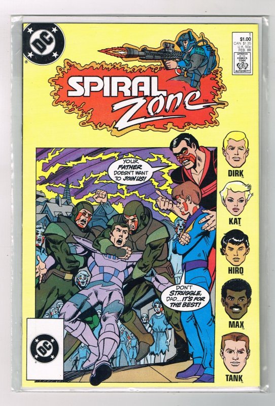 Spiral Zone #1 (1988)  DC