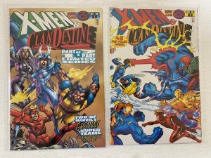 X-Men Clandestine set:#1+2 8.5 VF+ (1996)