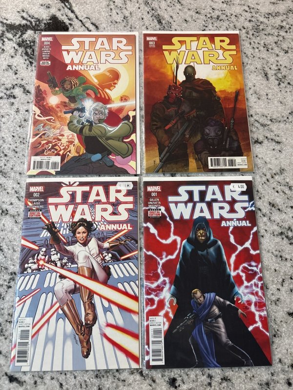 Lot Of 4 Star Wars Annuals # 1 2 3 4 NM Marvel Comic Books Darth Vader 8 J433