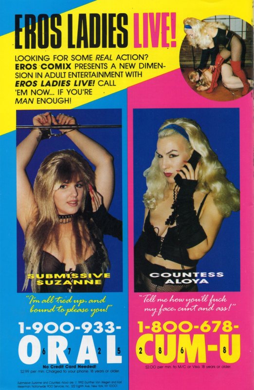 Modern Romans #1 (1992)Adult Comic Book Eros Comix Grade VF+ 8.5