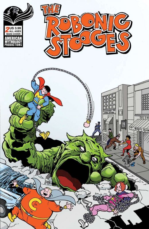 Robonic Stooges #2 VF/NM ; American Mythology | Fantastic Four 1 Tribute Three S