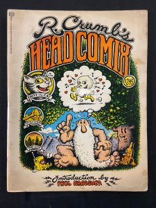 ROBERT CRUMB'S HEAD COMIX 1970 TREASURY SIZED 2ND PRINT BALLANTINE GD +