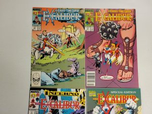 4 Excalibur Marvel Comic Books #7 12 13 2001 Special Edition 54 TJ19