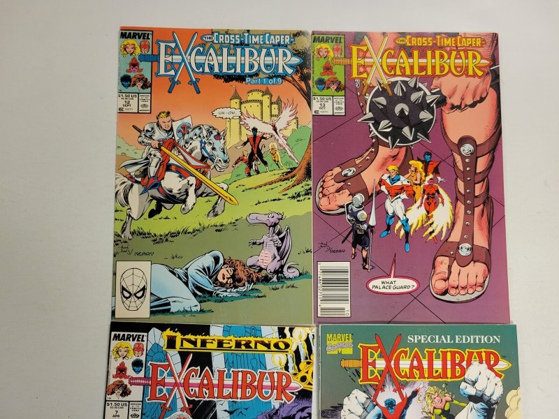 4 Excalibur Marvel Comic Books #7 12 13 2001 Special Edition 54 TJ19