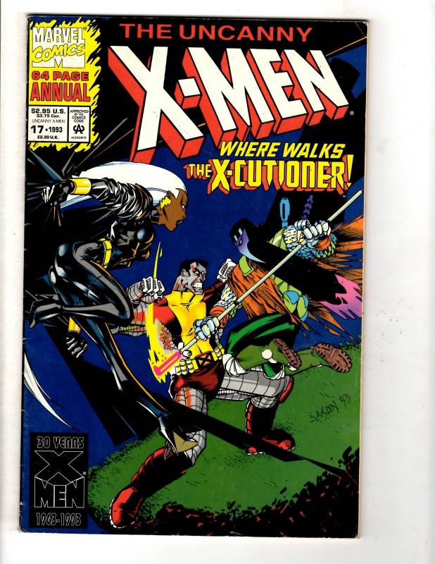 4 Uncanny X-Men Marvel Comic Books #  Annual # 11 15 17 96' Wolverine JD5