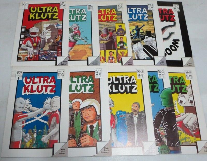 ULTRA KLUTZ (1986) 1-10  Jeff Nicholson riffs on 1980s