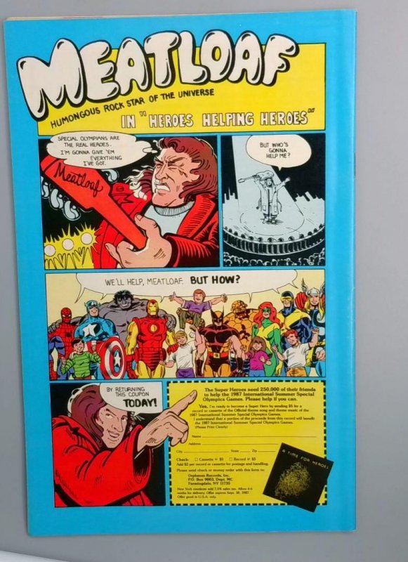 Uncanny X-Men Annual #11, Marvel Comics, 1987 JR1