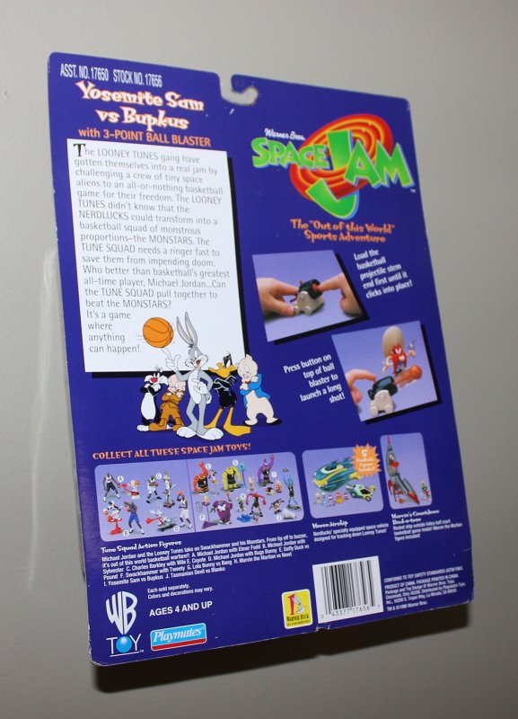 Michael Jordan Space Jam: Yosemite Sam & Bupkus Figure MOC  1996