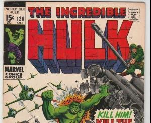 Incredible Hulk #120 strict VF/NM 9.0 High-Grade    Appearance - The Inhumans