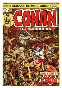 Conan The Barbarian 24   1st full Red Sonja story and cover