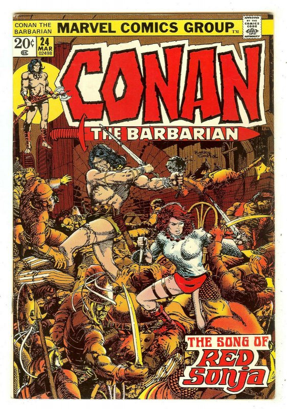 Conan The Barbarian 24   1st full Red Sonja story and cover