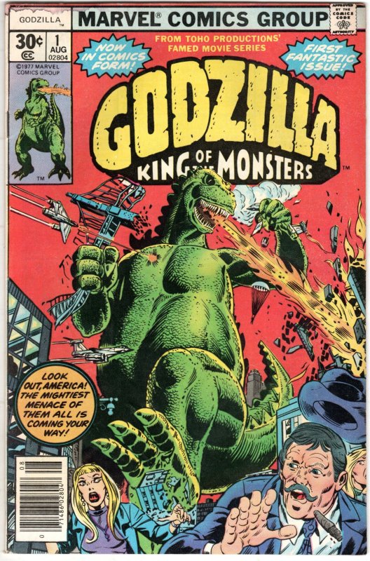 Godzilla #1 (1977) FN+
