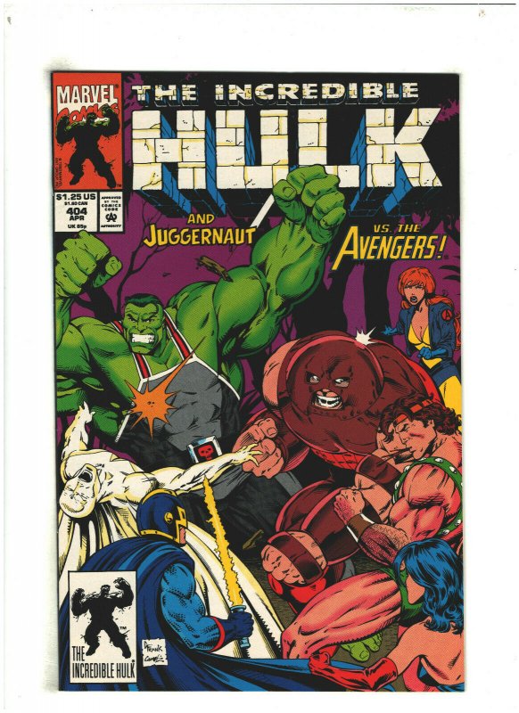 Incredible Hulk #404 NM- 9.2 Marvel Comics 1993 vs. Juggernaut