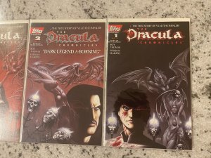 The Dracula Chronicles Complete Topps Comics LTD Series # 1 2 3 NM Vampire RH13