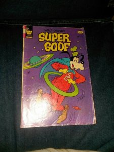 Walt Disney's Super Goof #68, whitman comics 1981 bronze age prepack scarce