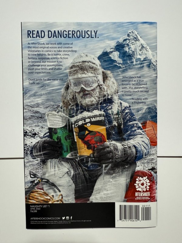 Naughty List # 1 NM 2022 1st Print Aftershock Comic Book 8 J400