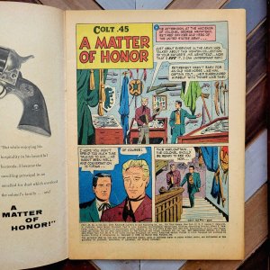 COLT 45 #4 FN (Dell 1960) Moore/Ushler Art WESTERN 10c Wayde Preston PHOTO COVER