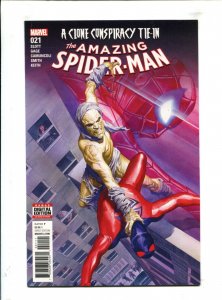 Amazing Spider-Man #21 - Alex Ross Cover / Giuseppe Camuncoli Art (9.2ob) 2016